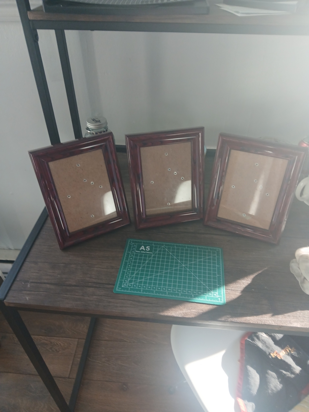 Classic Wood  Photo Frame - Dark Brown - Unbranded
